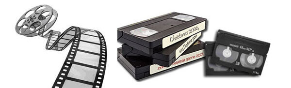 Video tape transfer to digital movie files or DVD.
